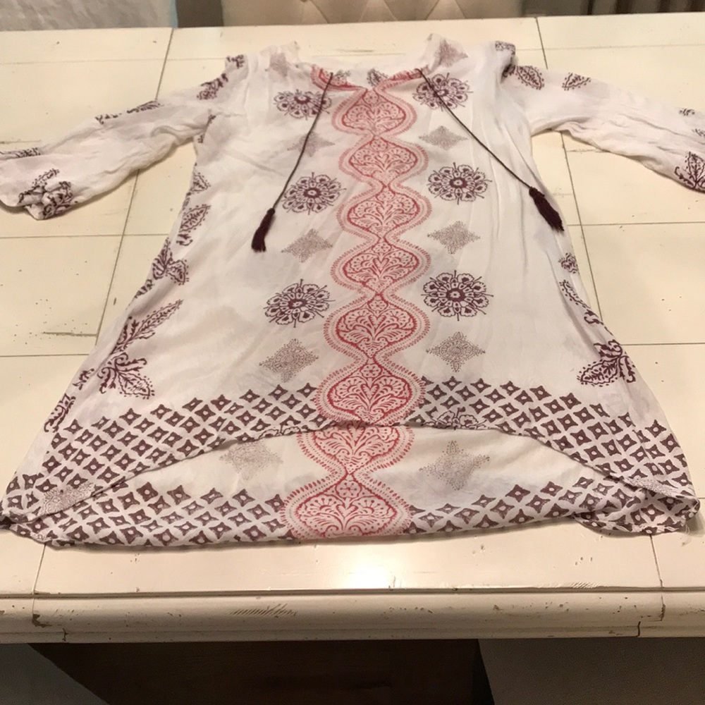 Bohemian shirt-dress